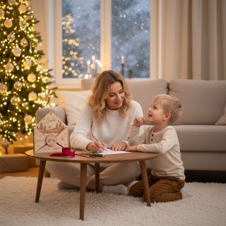 Mám pocit, že som ešte len včera odložila letné sandále… a zrazu je tu čas písať list Ježiškovi. ✨ U vás už napísané?...